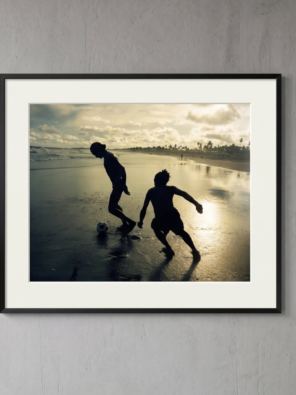 Janine Gordon Color Photograph Mural 20x24"  Brazil Soccer Beach Bahia Fine Art